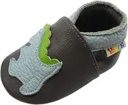 [YALION] Soft Sole Leather Baby Shoes First Walking Moccasins Infant Toddler Little One Pre-Walker