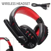 Bluetooth Gaming Headset MIC LED Headphones for PC Laptop Slim Pro One