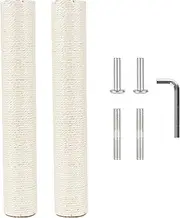 NEUMIHARO 2.9in 7.4cm Diameter Scratching Post Replacement Pole Parts for Cat Tree (M10, 45cm/17.7in)