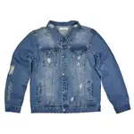 SKATOPIA DAMAGE WASHED DENIM JACKET