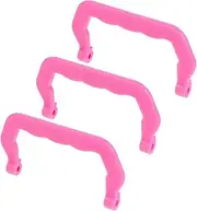 iplusmile 10pcs Cage Handle Door Handle Ginny Stuff Chinchilla Cat Crate Handles Pet Carrier Handle Large Bird Cage Outdoor Dog Kennel Door Knob Plastic Cattery Replace Pink Travel