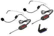 VocoPro Wireless Microphone, Black, Commander-USB-Headset 2