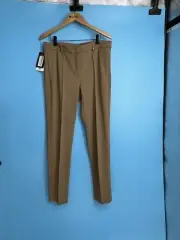 NWT GOLFINO Ladies Techno Stretch Twill 7/8 Trousers 7261924 710 Brown Size: 12