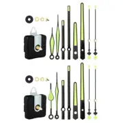Plastics Clock Mechanism Movement Machine Wall Hands Pointers Set