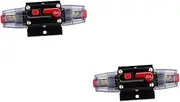Mobestech Pcs Circuit Breaker Reset Fuseholder Inline Auto Circuit Breaker a Manual Reset Car Audio Protection