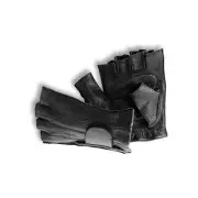Interstate Leather Unisex Half-Finger Gloves, XS, brand new