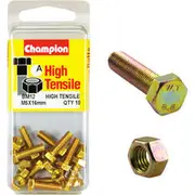 Champion High Tensile Bolts and Nuts BM12, M5 X 16mm