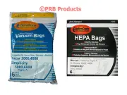 For Riccar Micro-lined or HEPA VIBP Allergy A Bags Vacuum Cleaner Model R Series