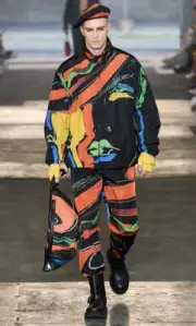 Moschino S/S 2023 Taffeta Joggers -Sz 52. Tony Viramontes By Jeremy Scott $1295