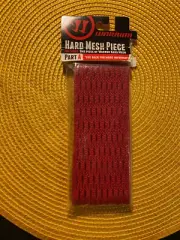 Warrior Part A Hard Mesh Piece for Lacrosse Head Red Color