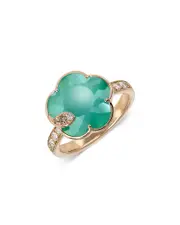 Pasquale Bruni Petit Joli Lunaire 18K Rose Gold Lunar Garden Gem Ring with Diamonds, 0.23 tcw
