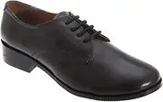 [Grafters] Womens/Ladies 4 Blind Eyelet Hi-Shine Leather Cadet Shoes