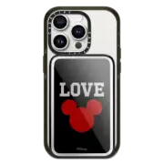 PowerThru Power Bank Mirror Slim Power Bank MagSafe Compatible Mickey Mouse Love Symbol PowerThru Power Bank