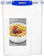 Sistema KLIP IT PLUS Cereal Storage Container | Airtight 4.2 Litre Food Pantry Storage Container | BPA-Free