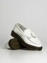 Dr. Martens Womens Adrian YS White Leather Tassel Loafers Size 10W 9M