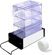 STARTIST Overflow Box for Aquariums Filtration System Multi Layer Quiet Turtle Tank Water Purifier Aquarium Hang on Filter Box, 3 Boxes