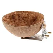 Parrot Toy Birds Nest House Sleeping Bed Natural Coconut Shell Feeder Pet Parrot