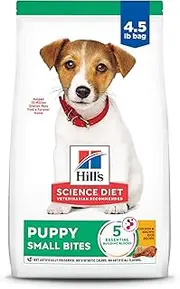 Hill's Science Diet Puppy Small Bites, Chicken Meal & Barley Recipe, Dry Dog Food with Small Kibble, 2kg Bag