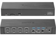 WAVLINK Quad Monitor USB C Docking Station 19-in-1 PC HUB 4 HDMI 4 Displayport