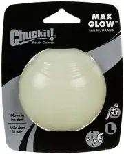 **NEW** ChuckIt!! MAX Glow in The Dark Ball, Medium, Multi