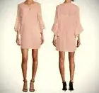 NEW BCBGMAXAZRIA PINK CATIER LACE DRESS VQE64L25/B842A SIZE S $300