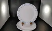 Corelle Corning Morning Blue Set Of 4 Dinner Plates 10.25 Inch EUC APPEARS NEW