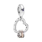 [免稅] PANDORA JEWELRY 100% 正品 S925 純銀手鍊吊飾吊墜 787247NLCMX HEART