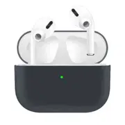 2 Pcs For Airpods Pro Silicone Earphone Case For Airpods Pro Shockproof Cases For Apple Bluetooth Headset Protective Cover Advanced gray