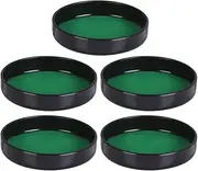 Abaodam Noise-Reducing Velvet Leather Dice Cup Bottom Stand Dice Shaker Base Replacement Lid for Dice Holders Bar Props