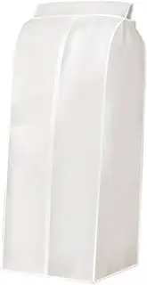 EXQUIMEUBLE Garment Cover Bag Transparent Dustproof Clothes Protector for Home Storage Easy Zipper Design Reusable Wear Resistant for Hanging Coats and Jackets