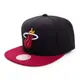 NBA Team 2 Tone 2.0 Snapback NBA 經典平帽沿 熱火 黑