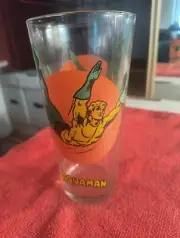 Vintage AQUAMAN Pepsi Super Series DC Comics 1976 Glass NM Or Better