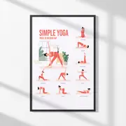 [Namly Design] Poster - Simple Yoga Poses