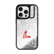 iPhone 16 Pro Mirror Ring Stand Case MagSafe Compatible Corazon de Fer Multi W&R