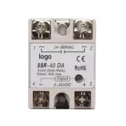 Solid State Relay SSR-40DA 3-32V DC Input 24-380VAC 40A DC-AC Simplex Module