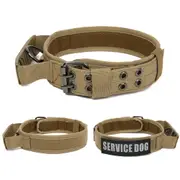 Tactical Dog Training Collar Reflective Pet Collar and Leash no Pull Lead Collars for Small Big Dogs Walking