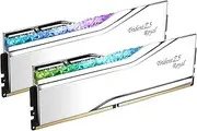 G.SKILL Trident Z5 Royal Series (Intel XMP 3.0) DDR5 RAM 32GB (2x16GB) 6400MT/s CL30-39-39-102 1.40V Desktop Computer Memory UDIMM - Silver (F5-6400J3039G16GX2-TR5S)