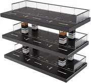 Abbraccia 1/64 Parking Lot Display Case Mini Model Car Storage Box Container Desktop Decor, Collectibles 1:64 Scale Diecast Vehicle Model Display Case