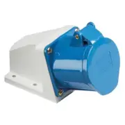 16 Amp Surface Socket 240V 2P+E IP44 Industrial Connector, Caravan Motor Home