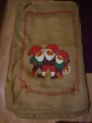 Burlap Bags Christmas Stockings Rustic dark grain Potato Sack XL 40" x 23"