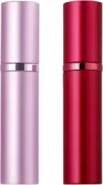 2PCS Perfume Atomizer Bottle(5ML), Refillable Portable Mini Perfume Atomizer