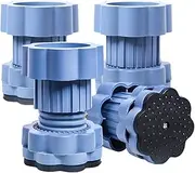 Washing Machine Anti Vibration Pads - 4 Pieces Heavy Duty Shock Absorbing Washer Feet Stabilizer, Anti-Walk Dryer Foot Pads | Mechanical Vibration Dampening for Home Use, Washer Dryer Noise Reduc