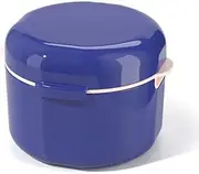 Andy's Orchids Denture Cup, Braces Denture Storage Box, Soaking Container, Oral Orthodontic Retainer, Denture Bath Box, Double Layer Cleaning Case Strainer