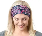 [RiptGear] Yoga Headbands for Women and Men - Wide Non Slip Design Headband for Running Yoga Fitness Fashion and Other Workouts