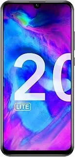 HONOR 20 Lite Dual SIM 6.21 Inch Full View Display (128 GB Storage, 32 MP Selfie Camera with Triple AI Rear Camera, UK Official Device) – Midnight Black