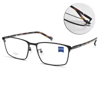 在飛比找Yahoo奇摩購物中心優惠-ZEISS 蔡司 方框光學眼鏡/黑 琥珀#ZS22118LB