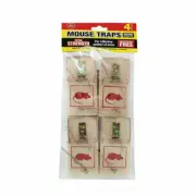 Trap Mouse Wooden 4pk
