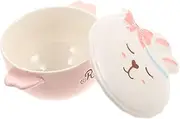 SHOWERORO Microwave Dishwasher Safe Ceramic Bowl Kids Breakfast Bowl Decorative for Home Restaurant
