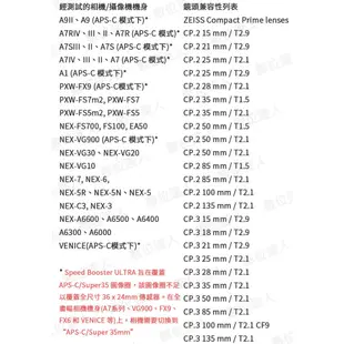 Metabones 轉接環 PL to Sony E-mount T CINE CP2 CP3用ULTRA 0.71x