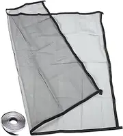 Tofficu Window Screen Mesh Self-Adhesive Strip Window Screen Fine Mesh Replacement Practical Fly Barrier